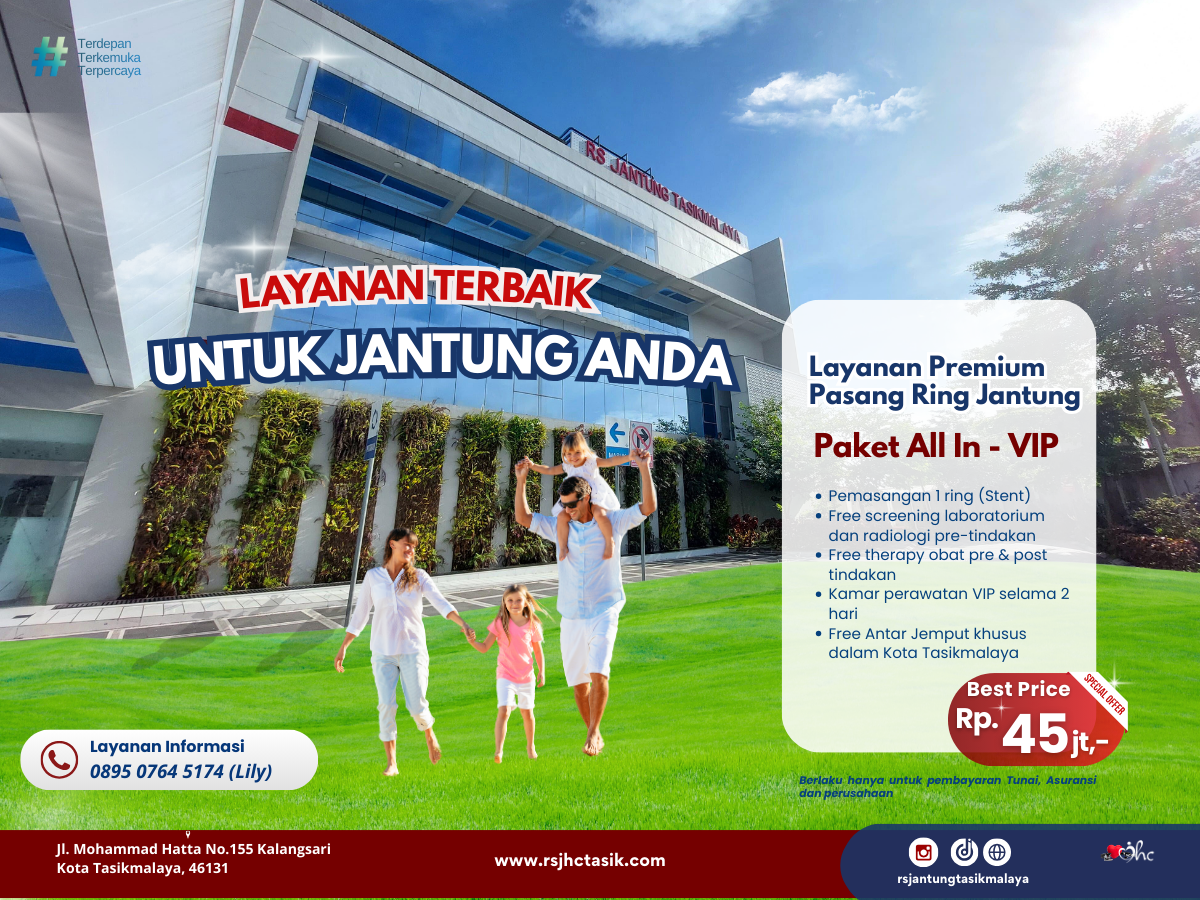 PAKET (PCI) PASANG RING 1 STENT